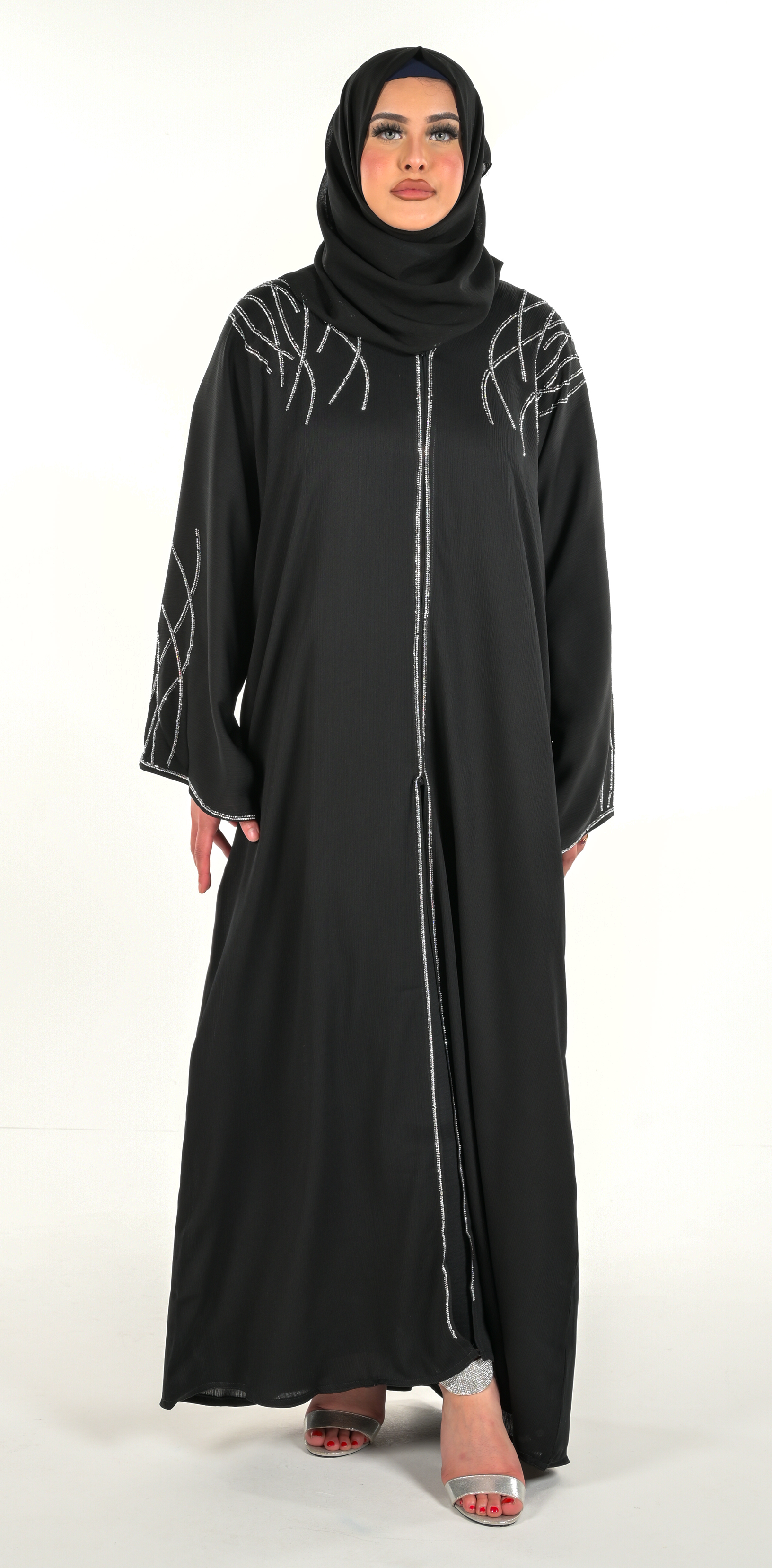 Black Abaya 3 Piece Set modest wear